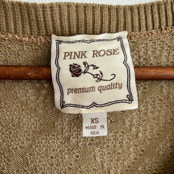 Vintage Knit Button Up Crop Top - Picture 2 of 4